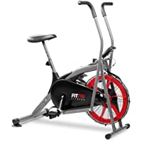FITFIU Fitness BELI-150 Bicicleta elíptica con resistencia por aire- sillín regulable y pantalla LCD multifunción…
